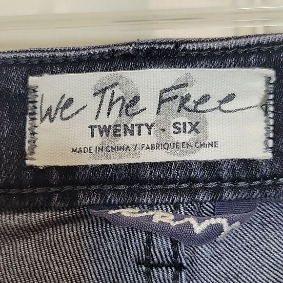 We The Free Curvy Jeans Smokey Quartz Size 26 - Picture 8 of 8
